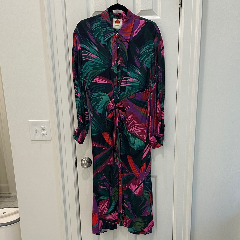 Tropical Print Dress